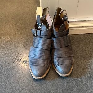 Grey Boots - ankle boots